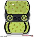 Anchors Away Sage Green - Decal Style Skins (fits Sony PSPgo)