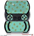 Anchors Away Seafoam Green - Decal Style Skins (fits Sony PSPgo)