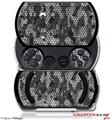 HEX Mesh Camo 01 Gray - Decal Style Skins (fits Sony PSPgo)