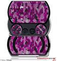 HEX Mesh Camo 01 Pink - Decal Style Skins (fits Sony PSPgo)