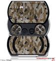 HEX Mesh Camo 01 Tan - Decal Style Skins (fits Sony PSPgo)