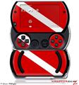 Dive Scuba Flag - Decal Style Skins (fits Sony PSPgo)