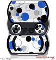 Lots of Dots Blue on White - Decal Style Skins (fits Sony PSPgo)