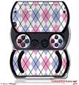 Argyle Pink and Blue - Decal Style Skins (fits Sony PSPgo)
