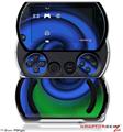 Alecias Swirl 01 Blue - Decal Style Skins (fits Sony PSPgo)