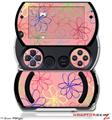 Kearas Flowers on Pink - Decal Style Skins (fits Sony PSPgo)