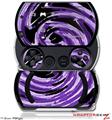 Alecias Swirl 02 Purple - Decal Style Skins (fits Sony PSPgo)