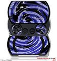 Alecias Swirl 02 Blue - Decal Style Skins (fits Sony PSPgo)