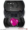 Barbwire Heart Hot Pink - Decal Style Skins (fits Sony PSPgo)