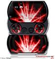 Lightning Red - Decal Style Skins (fits Sony PSPgo)