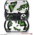 Butterflies Green - Decal Style Skins (fits Sony PSPgo)