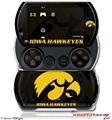 Iowa Hawkeyes Herky Gold on Black - Decal Style Skins (fits Sony PSPgo)