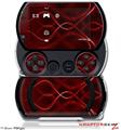 Abstract 01 Red - Decal Style Skins (fits Sony PSPgo)