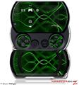 Abstract 01 Green - Decal Style Skins (fits Sony PSPgo)