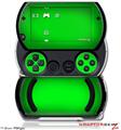 Colorburst Green - Decal Style Skins (fits Sony PSPgo)