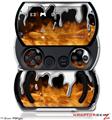 Chrome Drip on Fire - Decal Style Skins (fits Sony PSPgo)