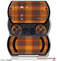 Plaid Pumpkin Orange - Decal Style Skins (fits Sony PSPgo)