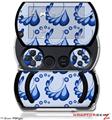 Petals Blue - Decal Style Skins (fits Sony PSPgo)