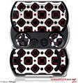 Red And Black Squared - Decal Style Skins (fits Sony PSPgo)