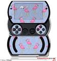 Flamingos on Blue - Decal Style Skins (fits Sony PSPgo)