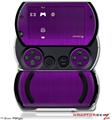 Simulated Brushed Metal Purple - Decal Style Skins (fits Sony PSPgo)