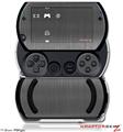Simulated Brushed Metal Silver - Decal Style Skins (fits Sony PSPgo)