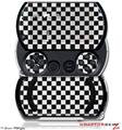 Checkered Canvas Black and White - Decal Style Skins (fits Sony PSPgo)