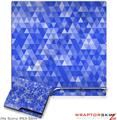 Sony PS3 Slim Skin Triangle Mosaic Blue