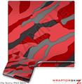Sony PS3 Slim Skin - Camouflage Red