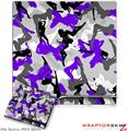 Sony PS3 Slim Skin Sexy Girl Silhouette Camo Purple