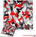 Sony PS3 Slim Skin Sexy Girl Silhouette Camo Red