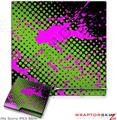 Sony PS3 Slim Skin Halftone Splatter Hot Pink Green