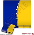 Sony PS3 Slim Skin Ripped Colors Blue Yellow
