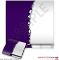 Sony PS3 Slim Skin Ripped Colors Purple White