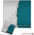 Sony PS3 Slim Skin Ripped Colors Gray Seafoam Green