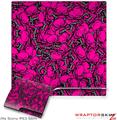 Sony PS3 Slim Skin Scattered Skulls Hot Pink