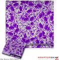 Sony PS3 Slim Skin Scattered Skulls Purple