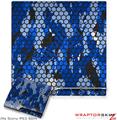 Sony PS3 Slim Skin HEX Mesh Camo 01 Blue Bright