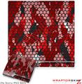 Sony PS3 Slim Skin HEX Mesh Camo 01 Red Bright