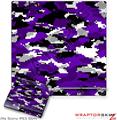 Sony PS3 Slim Skin WraptorCamo Digital Purple