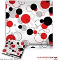 Sony PS3 Slim Skin - Lots of Dots Red on White