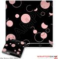 Sony PS3 Slim Skin - Lots of Dots Pink on Black