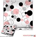 Sony PS3 Slim Skin - Lots of Dots Pink on White