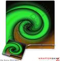 Sony PS3 Slim Skin - Alecias Swirl 01 Green