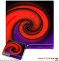 Sony PS3 Slim Skin - Alecias Swirl 01 Red