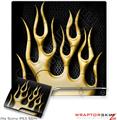 Sony PS3 Slim Skin - Metal Flames Yellow