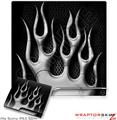 Sony PS3 Slim Skin - Metal Flames Chrome