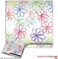 Sony PS3 Slim Skin - Kearas Flowers on White