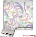 Sony PS3 Slim Skin - Neon Swoosh on White