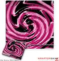 Sony PS3 Slim Skin - Alecias Swirl 02 Hot Pink